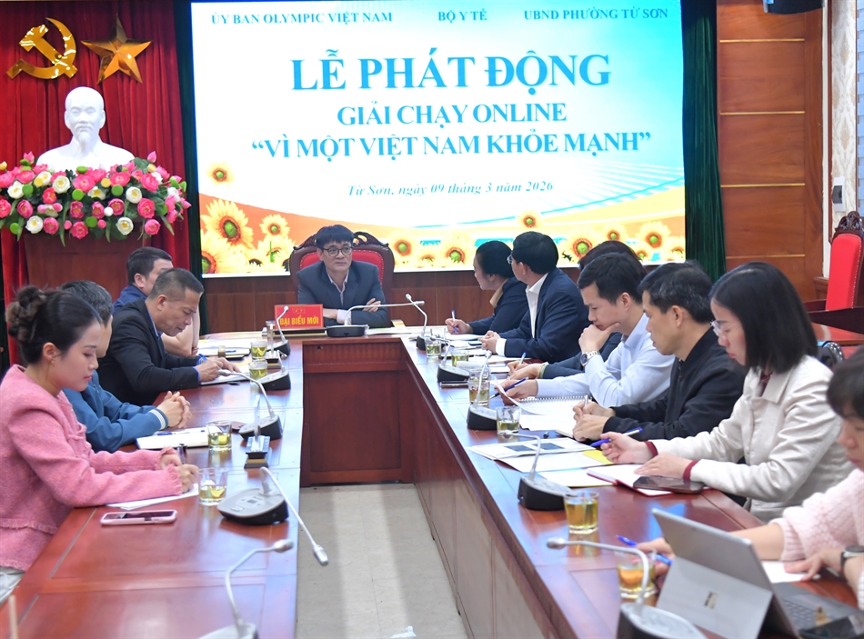 Giải chạy online “Vì một Việt Nam khỏe mạnh” khởi động tại Bắc Ninh